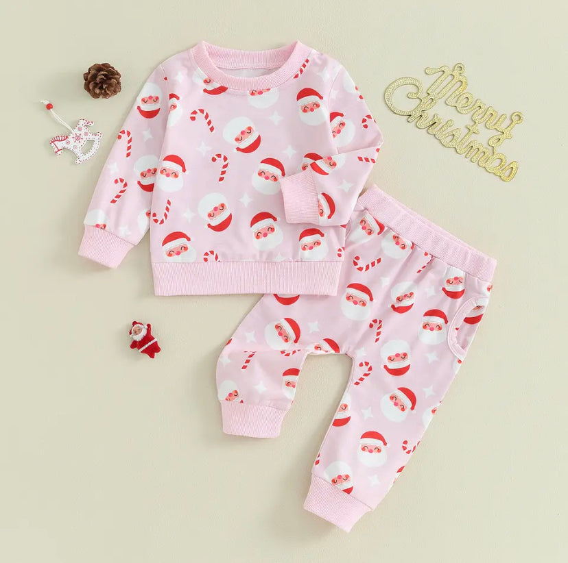 Pink Santa Tracksuit