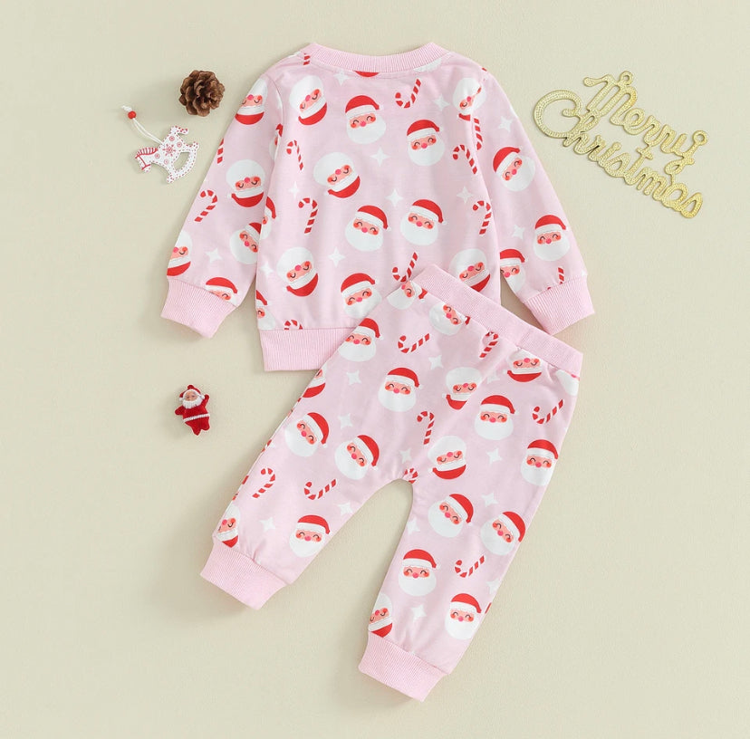 Pink Santa Tracksuit