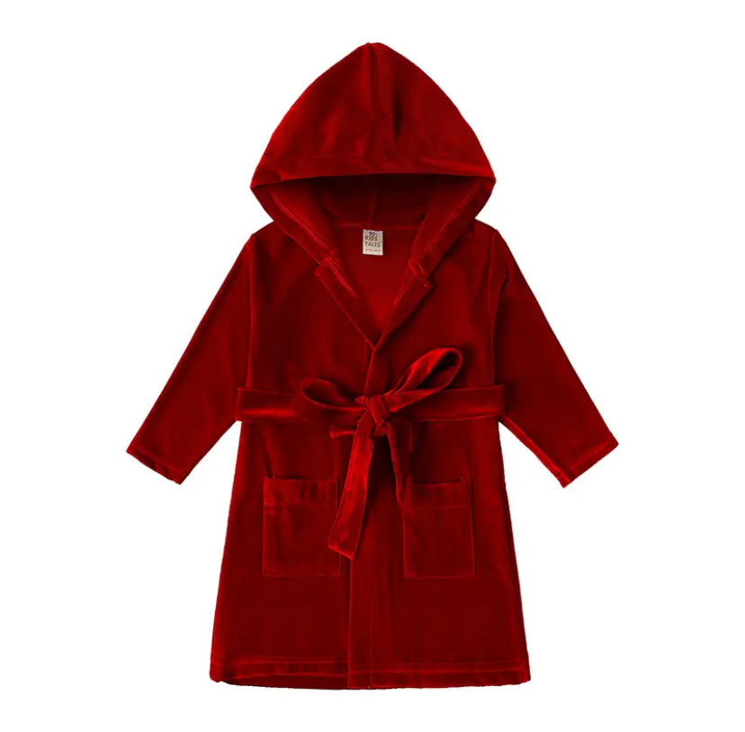 Red Velvet Dressing Gown (Kids tales)