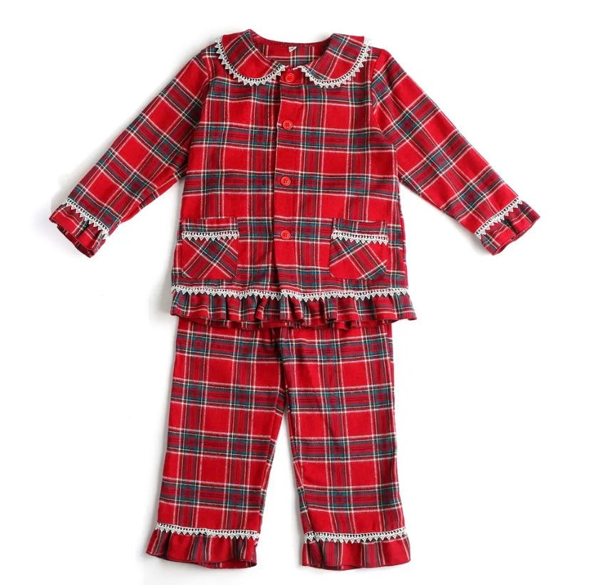 Red tartan Christmas Pyjamas