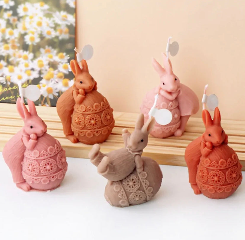 Bunny & Egg mould - soap/candle