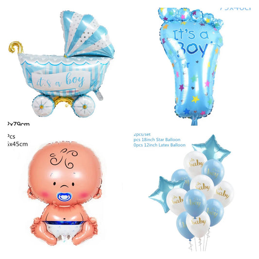 Baby boy ballon set