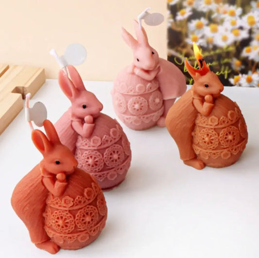 Bunny & Egg mould - soap/candle