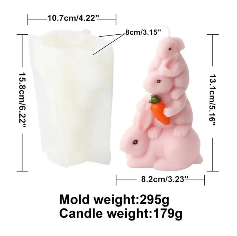 13cm Bunny mould