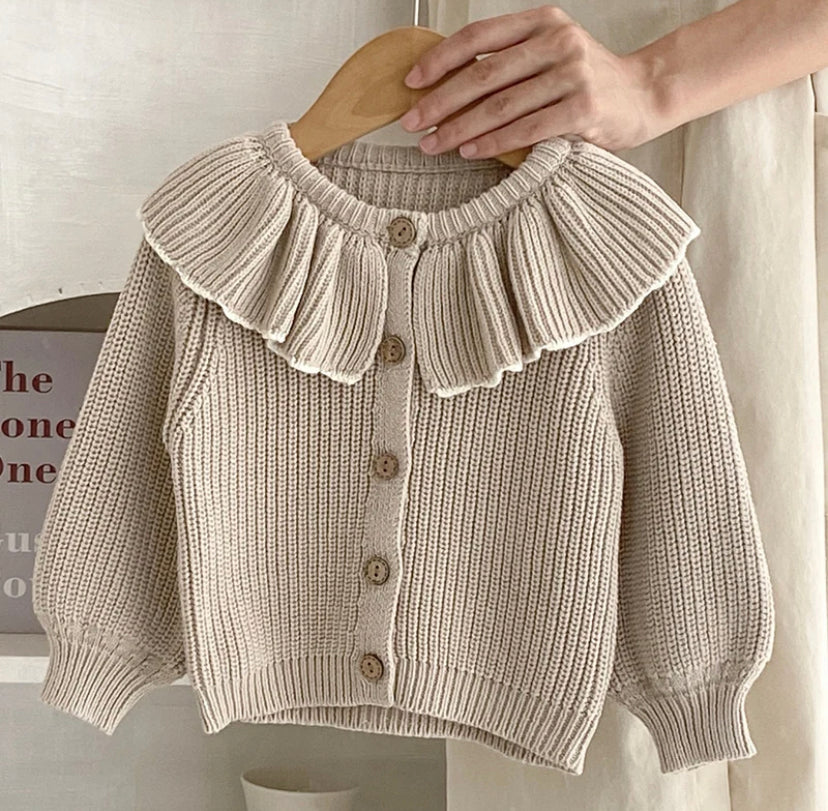 Collared Knit Cardigan