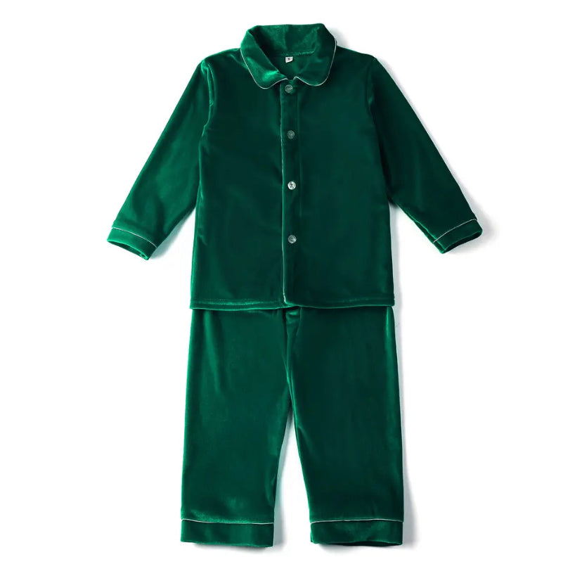 Green Velvet Pyjamas (Kidstales)