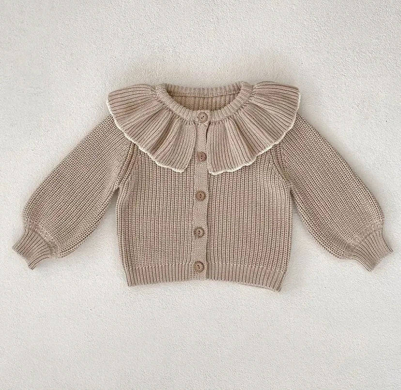 Collared Knit Cardigan