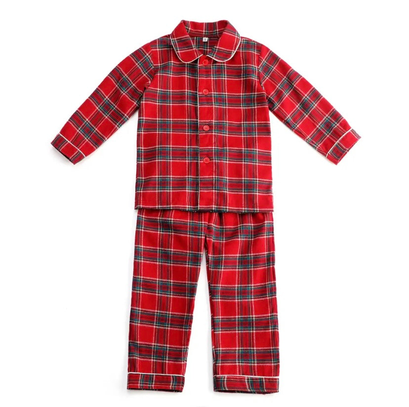 Red tartan Christmas Pyjamas