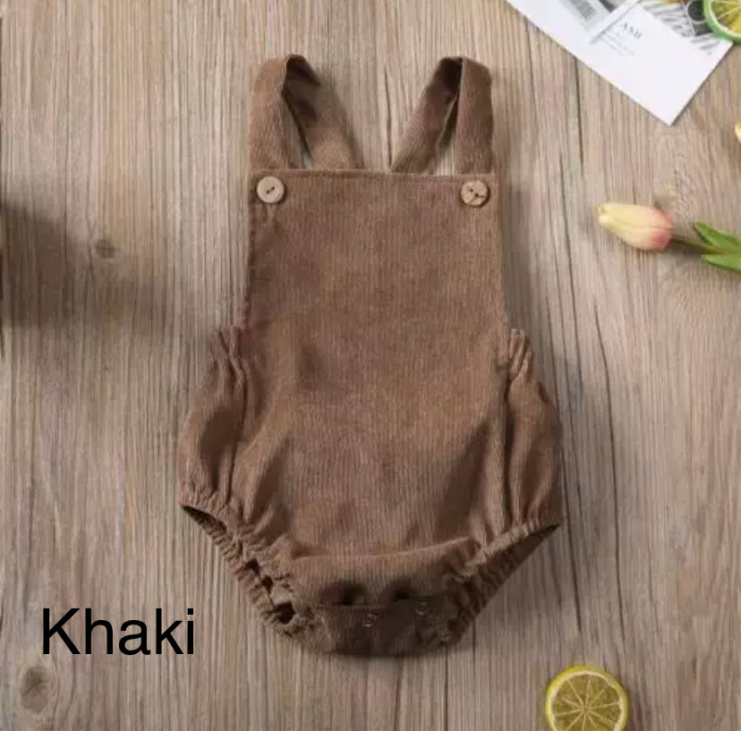 Corduroy Romper