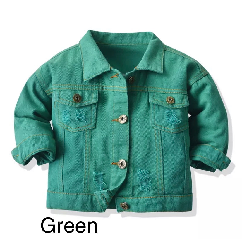 Coloured Denim Jacket - 5 Colours