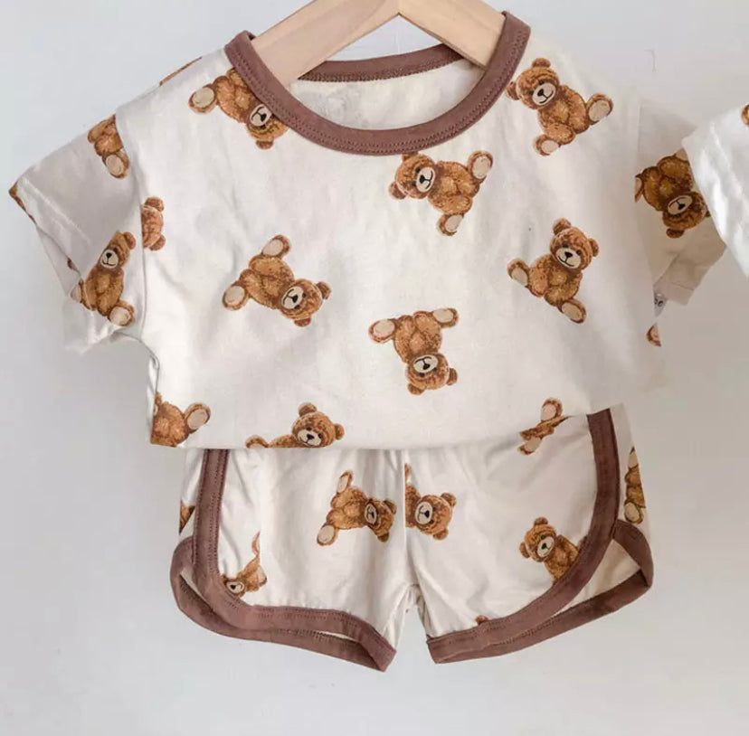 Teddy Bear Short Set